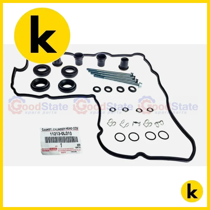 Toyota Hilux D4D KUN26 1KD-FTV 1KD Injector Seal Rocker Cover Gasket Kit Kren Bits