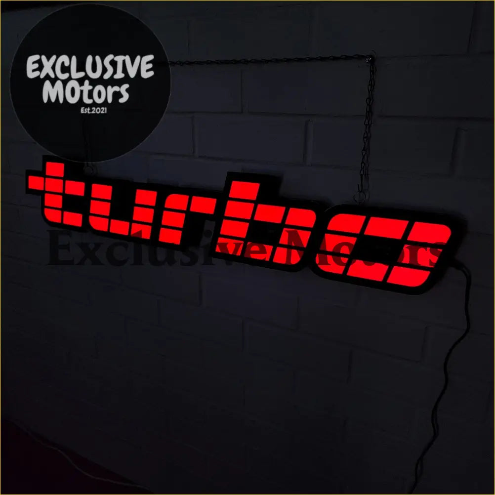 VL Turbo Badge LED Sign for Holden Commodore (1986-1988) - & Performance