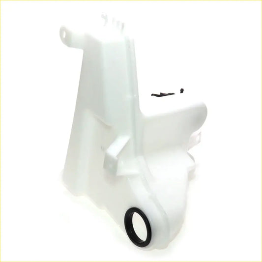 White plastic windscreen washer bottle seal with black rubber gasket for Toyota Hilux SR5 2004 to 2010