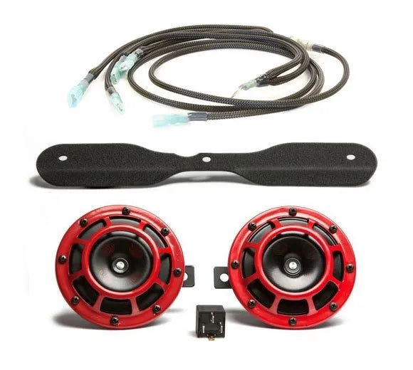 Hella Twin Supertone Horn Kit w/Grimmspeed Harness (WRX/STi 01-07) — fits Subaru Liberty Wagon GT Spec B
