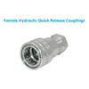 2 Sets 1 or 2 Inch BSP Hydraulic ISO Poppet Quick Release Couplings to suit — image 3