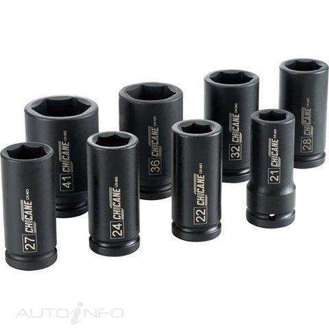 Chicane 3/4IN 8PC Socket Set Impreza - CH1134