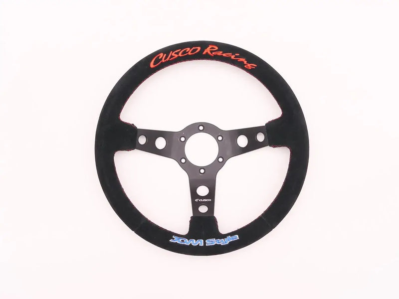 Cusco Racing Steering Wheel - Black Suede 350mm