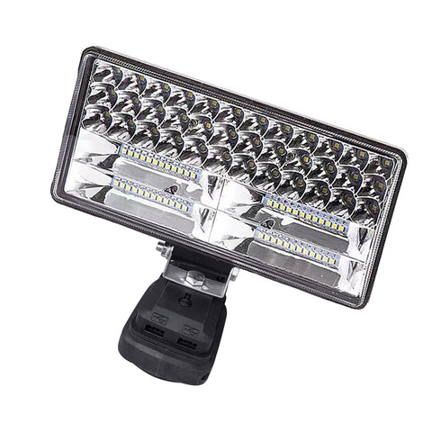 2x 18V 8in LED Work Light Torch with USB Ports (Pair) to suit Makita — image 2