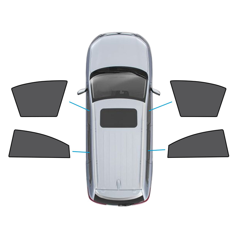 Front+Rear Car Window Shades to suit Mazda 6 Liftback 2nd Gen GH — image 1