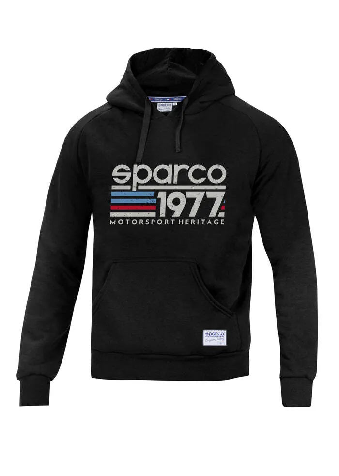 Sparco Hoodie 1977 Medium - Black