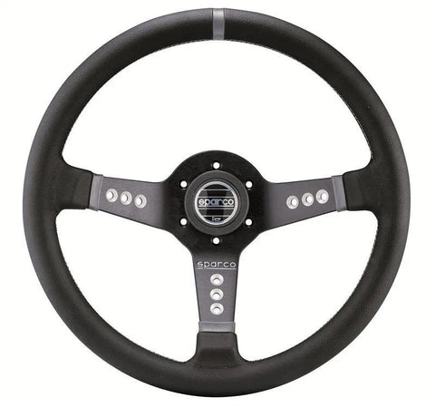 Sparco Steering Wheel L777 - Leather Black