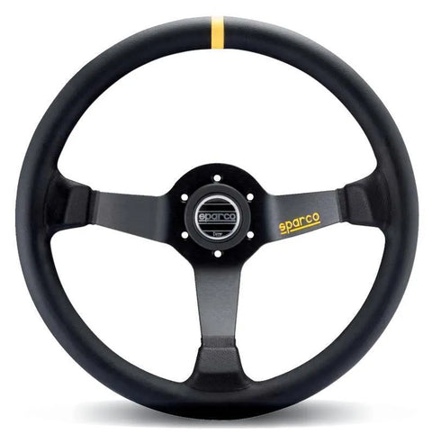 Sparco Steering Wheel 345 Leather - Black