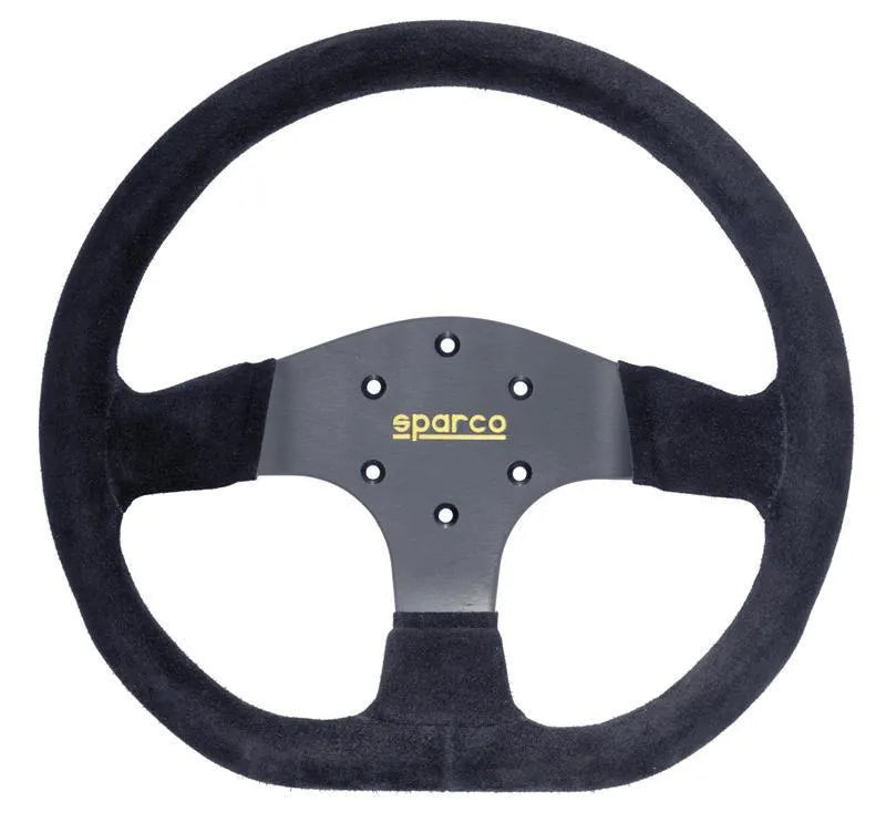 Sparco Steering Wheel 353 Suede (NO HORN INCLUDED) - Black