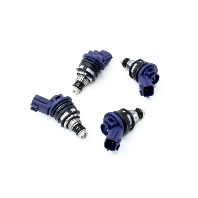 Deatschwerks 550cc/min Side Feed Injectors - 4 Pack (200SX SR20DET 91-98) — fits Nissan Silvia