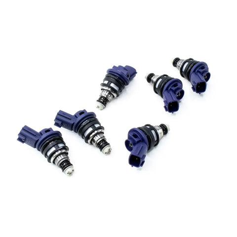 Deatschwerks 740cc/min Side Feed Injectors - 6 Pack (300ZX 90-96/Skyline 93-98) — fits Nissan Skyline R33
