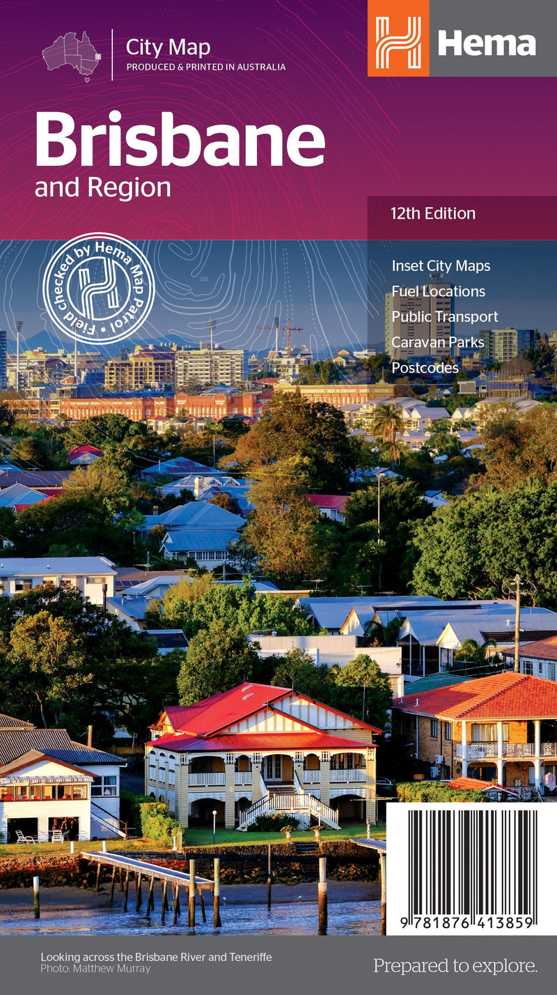 Hema Brisbane Map Region Ed 12