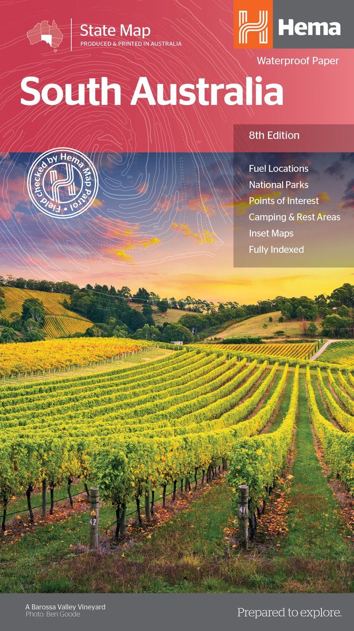 Hema South Australia State Map 7th Edition