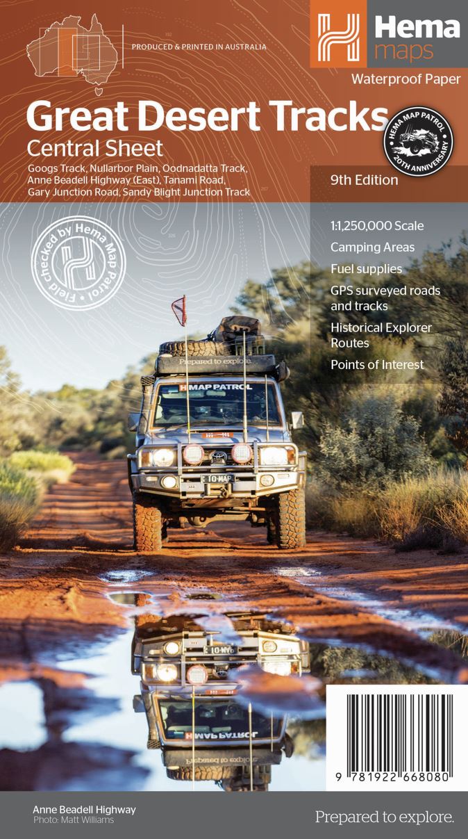 Hema Great Desert Tracks Central Ed 8