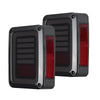 Smoked Black LED Tail Lights to suit Jeep Wrangler JK — image 2