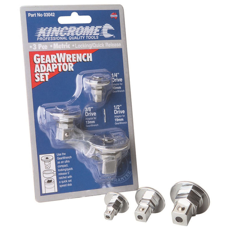 Kincrome Gear Wrench Adaptors 3Pc Af 3043