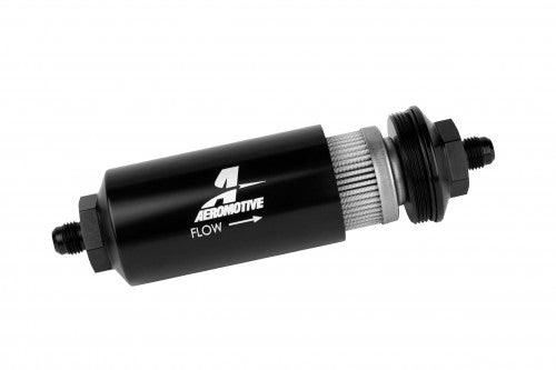 Aeromotive Black Inline Filter -6An Male ARO12348
