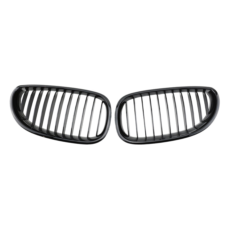 Gloss Black Front Grille to suit BMW 5 Series E60 E61 — image 1