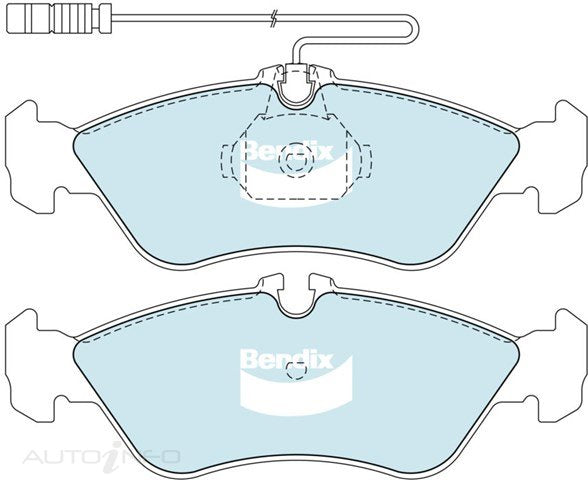 Bendix Brake Pads Rear Mercedes-Benz Sprint VW - DB1960HD
