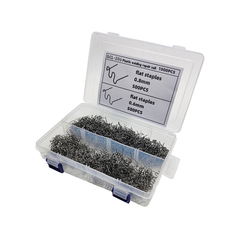 1000PCS Hot Staples Plastic Welding Wave Stapler (Pair) to suit Car Bumper Repair — image 1