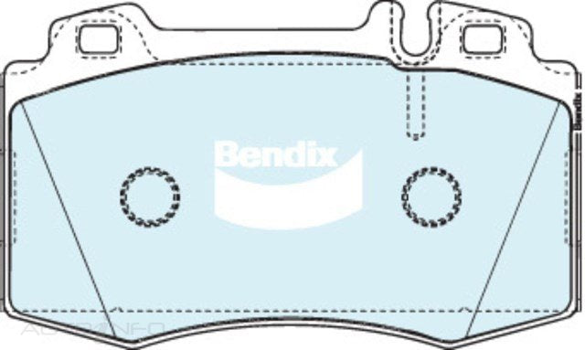 Bendix Brake Pads Euro Front Mercedes-Benz ML CL - DB1453EURO+