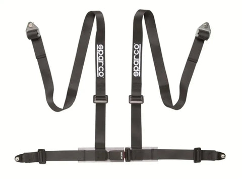 Sparco Belt 2 Inch 4Pt Bolt-In - Black
