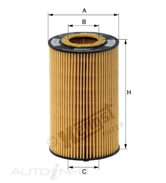 Hengst Oil Filter Mercedes-Benz - E149HD114
