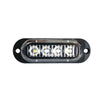 Truck, Trailer & Caravan White 4LED Clearance Side Marker Light Suitable