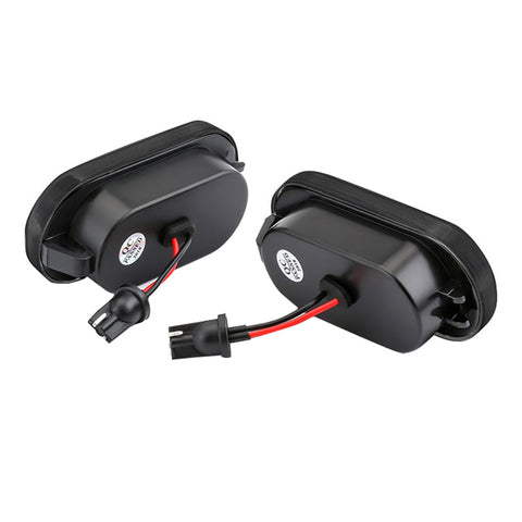 2x Dynamic LED Side Indicator Black Smoke Turning Signal Light (Pair) to suit SEAT — image 2