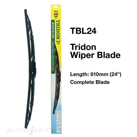 Tridon Wiper Blade 24IN 600MM - TBL24