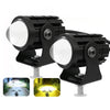 2X LED Motorcycle Headlight Spot Lights (Pair) to suit Cars Trucks SUVs — image 3