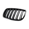 BMW E70 X5 / E71 X6 2007-2013 2x Front Grill Grille Gloss Black Suitable