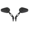 Motorcycle Motorbike Custom Generic New Nylon M10 10Mm Rearview Side Mirrors Pair