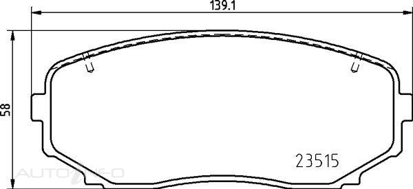 C-Plus Brake Pads Front Ecl Out 17-On - MDB4146