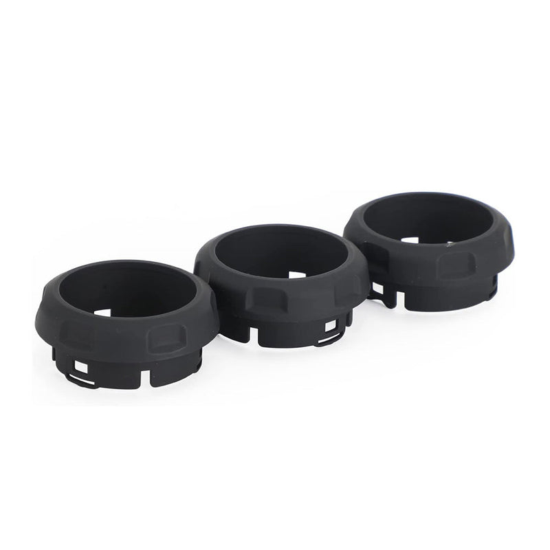 3x AC Switch Knob Trim to suit Jaguar XF 2013 3.0L — image 1