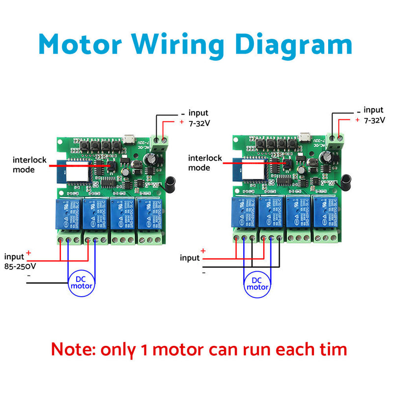 WIFI Bluetooth Relay Module to suit AC DC 4 Channel Development Board — image 1