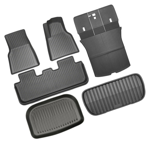 Front Rear Boot Liner Kit Anti-Scratch to suit Tesla Model Y 25-On — image 2