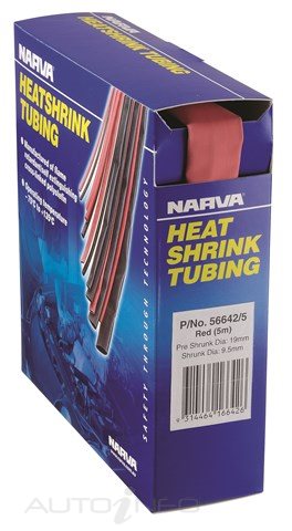 Narva Heat Shrink Red 19MM X5M - 56642/5