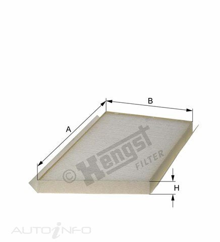 Hengst Cabin Filter Peugeot 206 Mercedes-Benz - E970LI-R