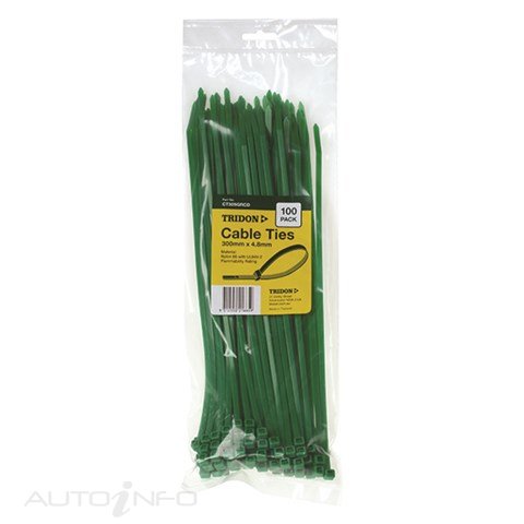 Tridon Cable Tie 300MM*5MM Per 100 - CT305GRCD