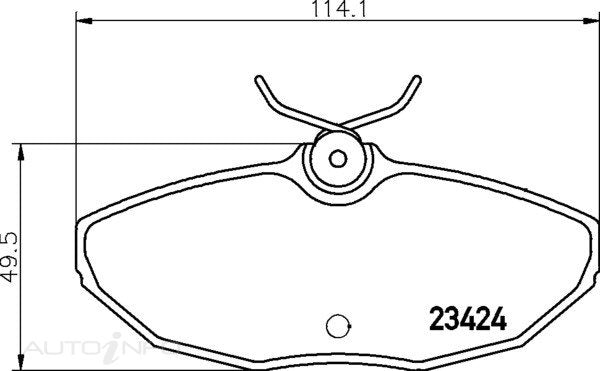 C-Plus Brake Pads Rear Jaguar S Type 99-On - MDB1983