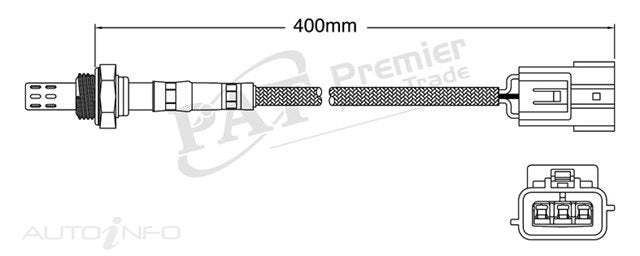 PAT Oxygen Sensor Nissan 1.8 QG18 4.8 - EGO-345