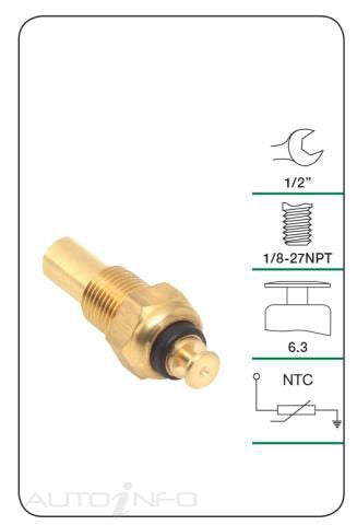 Tridon Water Temperature Sensor W/gauge Kia - TTS024