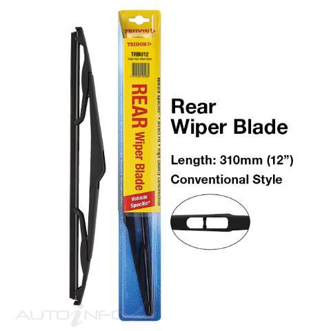 Tridon Rear Wiper Blade - TRB012