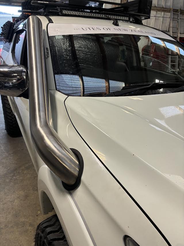 AJF FAB Mitsubishi MQ Triton 4” Stainless Snorkel