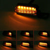 6x LED Mini Motorcycle Front Turn Signal Indicator Amber Light to suit Harl — image 5