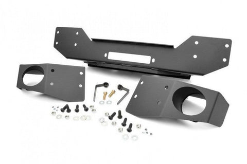 Hybrid Stubby Winch Bumper with fog mounts 07-17 JK Wrangler