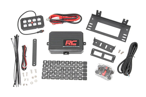 Bluetooth 8 Gang Switch Panel RGB Backlit Buttons Multifunction Modes