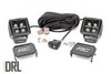2 Inch Cube Black Series LED Light Pods Spot Amber DRL