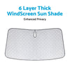 6 Layer UV Protection WindScreen Sun Shade to suit MG ZS — image 5